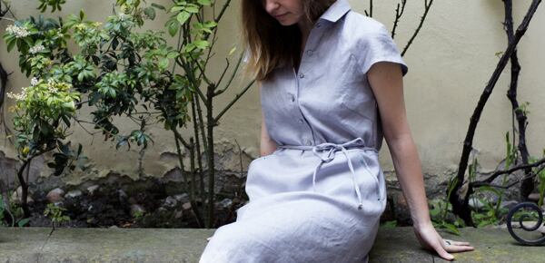 Lässiges Leinenkleid von Jitka Keller Lässiges Leinenkleid