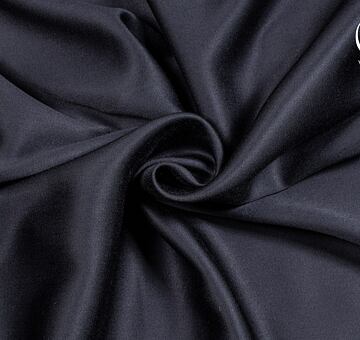 Lyocell Satin, schwarz