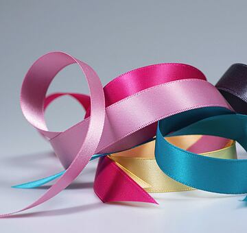 Satinband beidseitig 16mm, verschiedene Farben