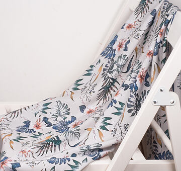 Sartor Designerstoff TROPICAL, EcoVero Viskose, weiß