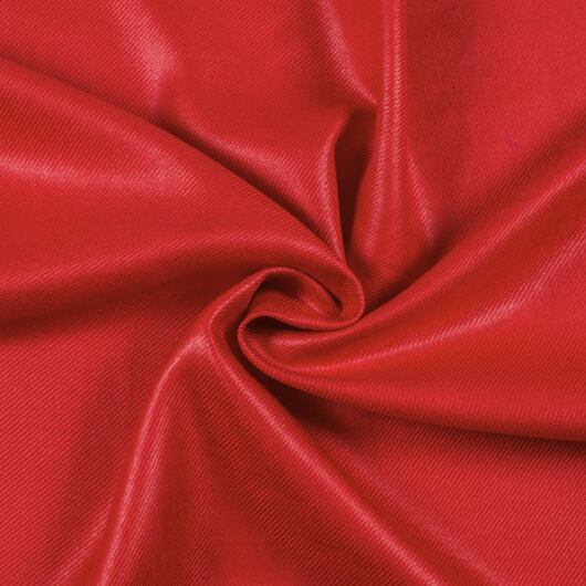 Handgewebte Eri Wildseide, Twill, rot