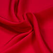 Rote Crepe Seide Meterware